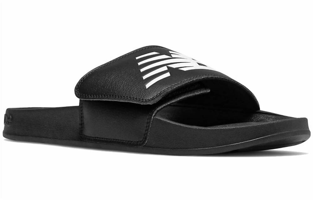 NEW NEW BALANCE men's adjustable slide in black